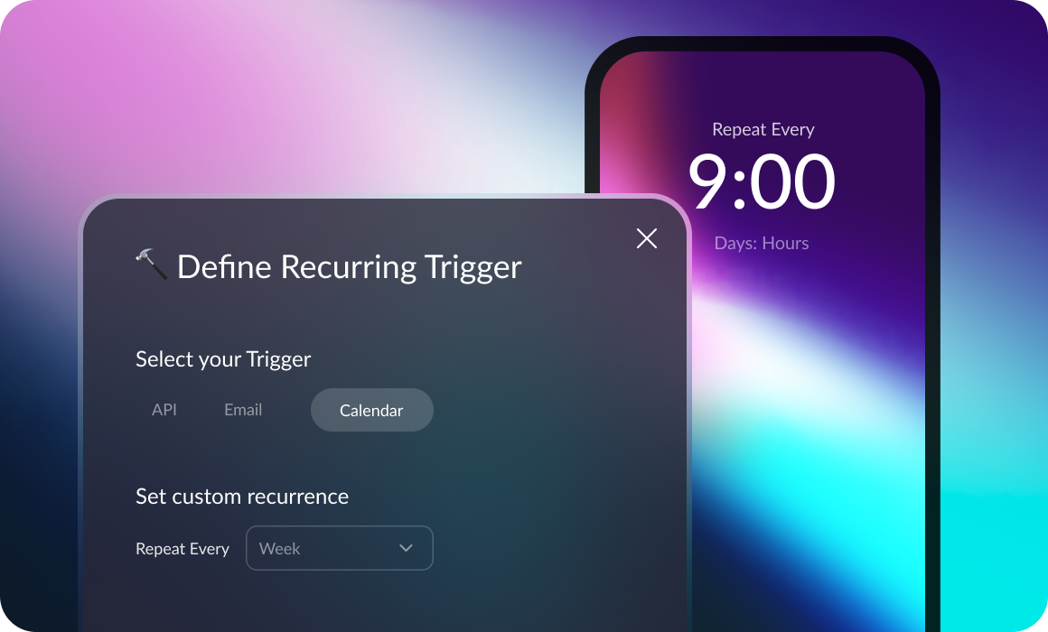 AI trigger & embed